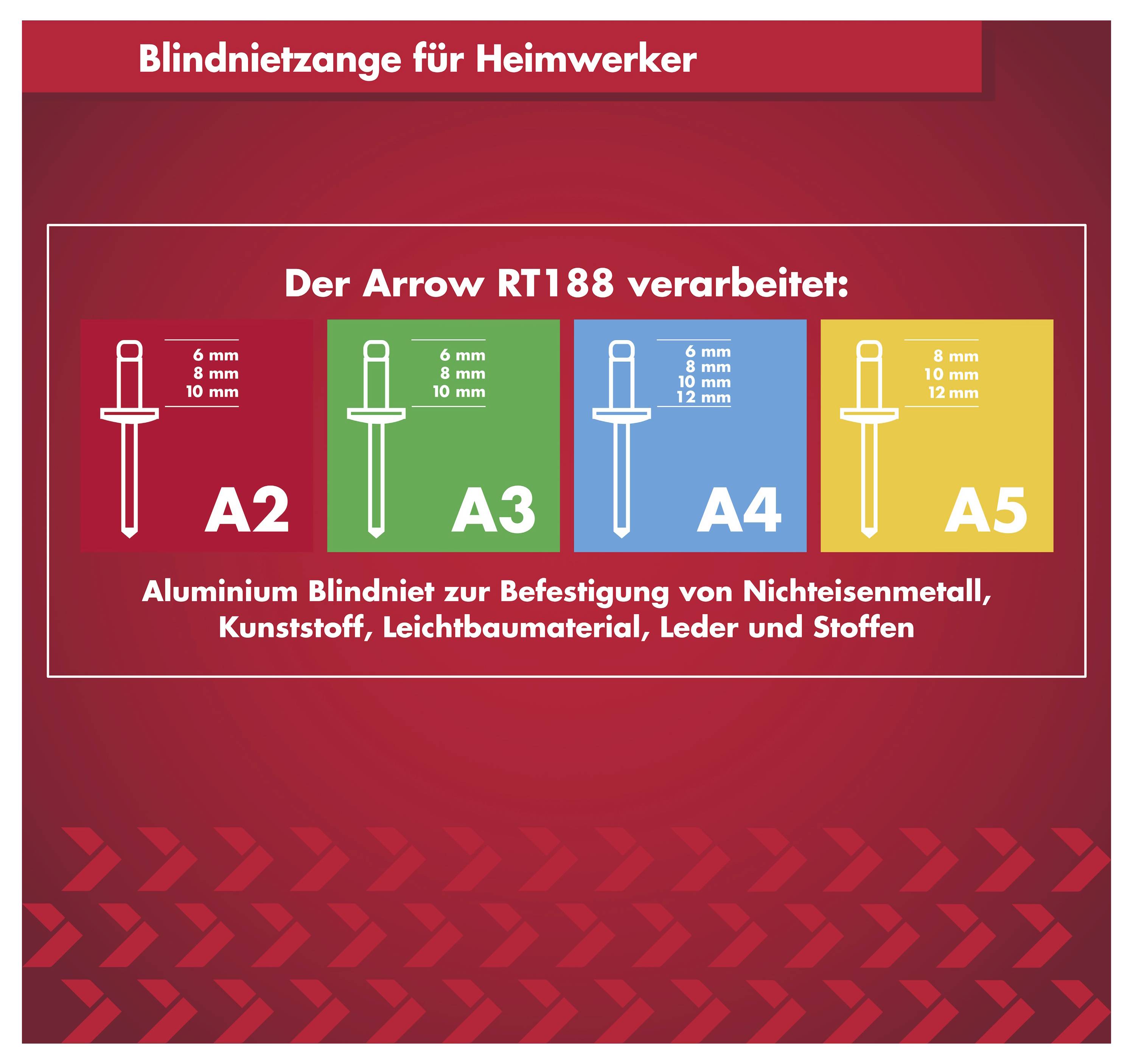 Arrow Tool Group 200307 Blindnietzange 1St.