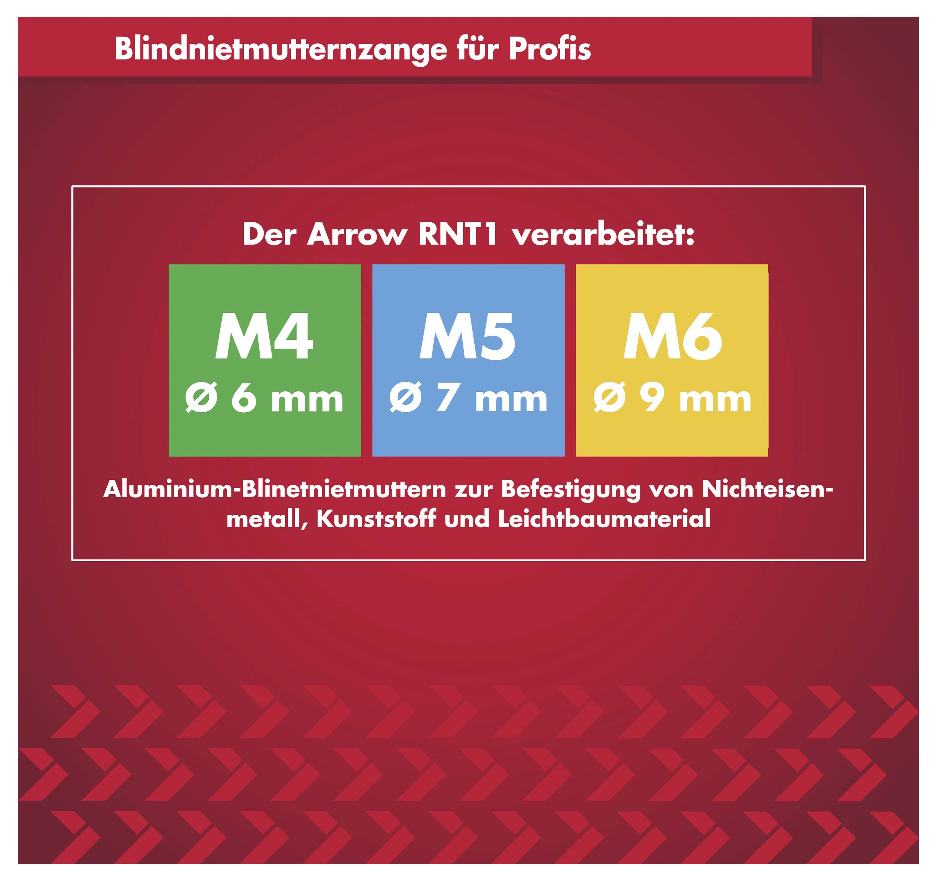 Arrow Tool Group 401346 Nietzange 1St.