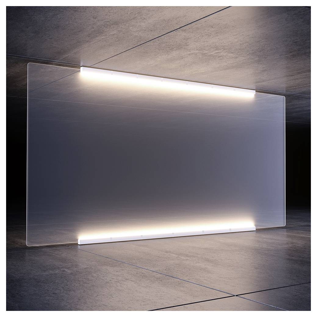 Werbebilder einer V-TAC LED-Röhre mit dem Text 