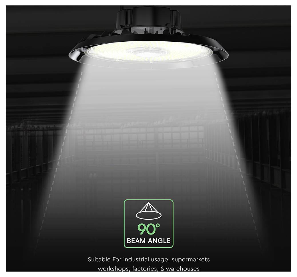 V-TAC VT-91202 240796 LED-Hallenleuchte EEK: D (A - G) LED 200W Schwarz