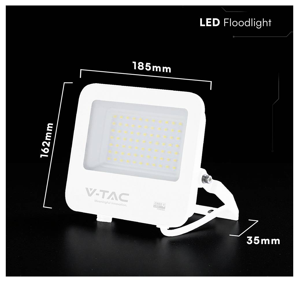 V-TAC VT-4455 242086 LED-Flutlichtstrahler EEK: D (A - G) 50W