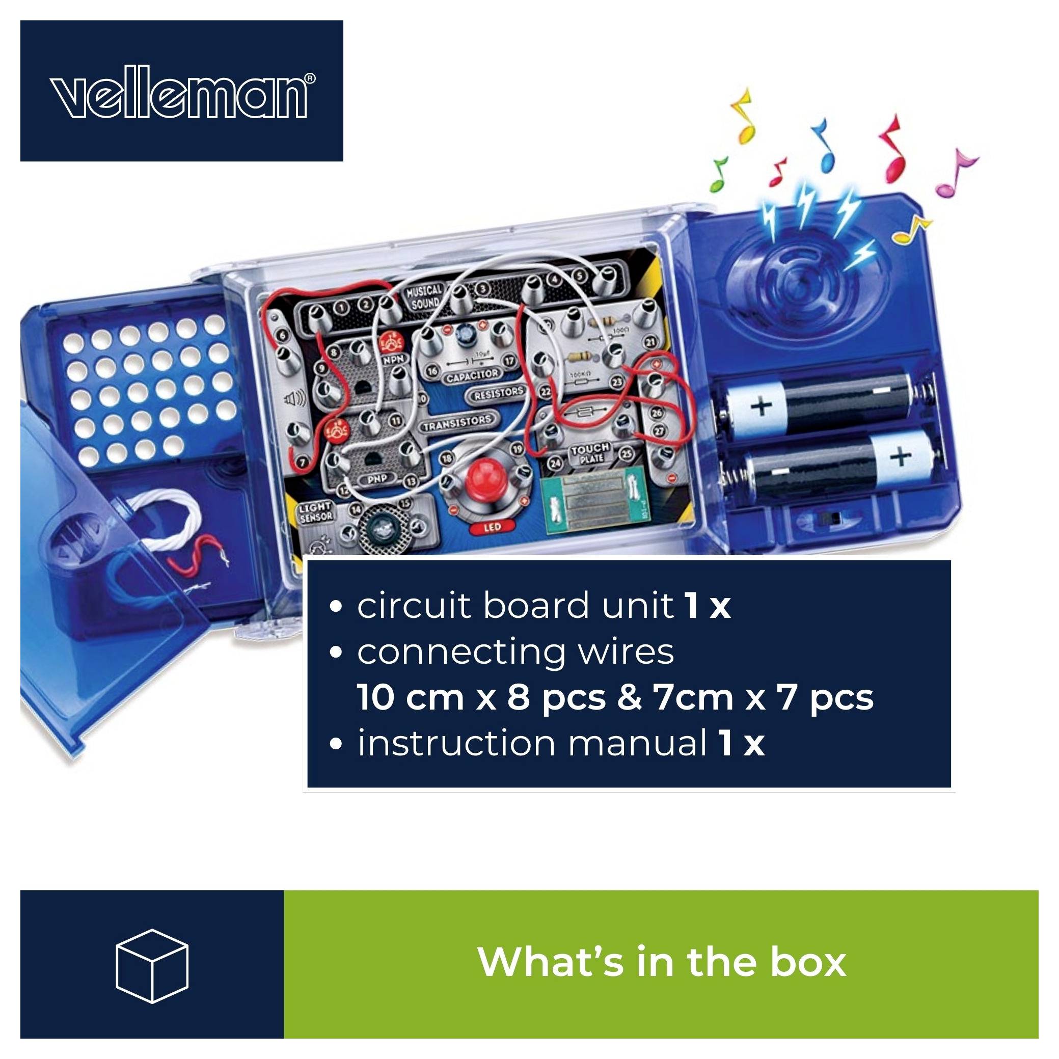 Velleman KNS100 Experimentier-Set ab 8 Jahre