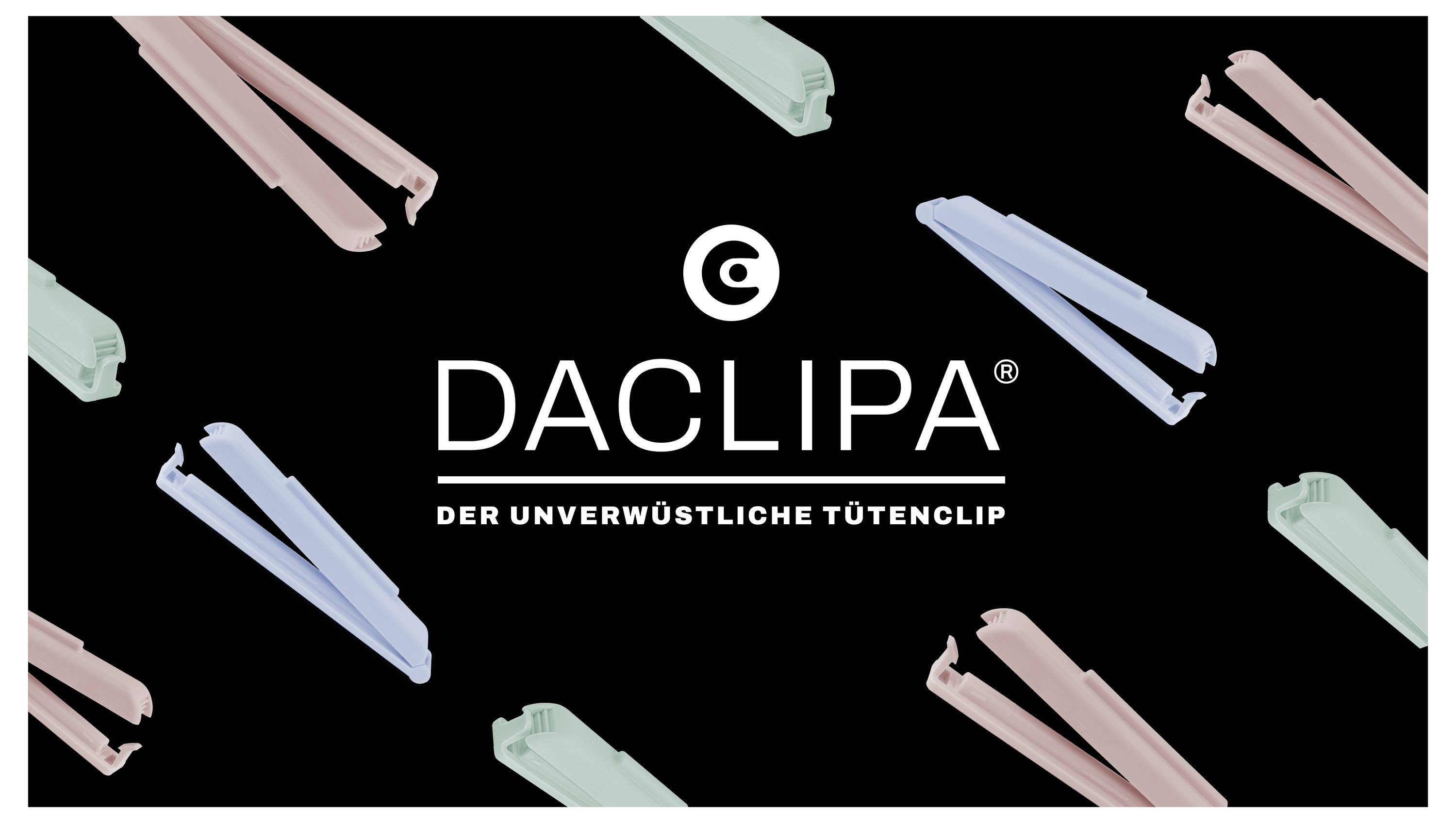 DACLIPA 4170000254485 Tütenclip 3 in 1 Mintgrün