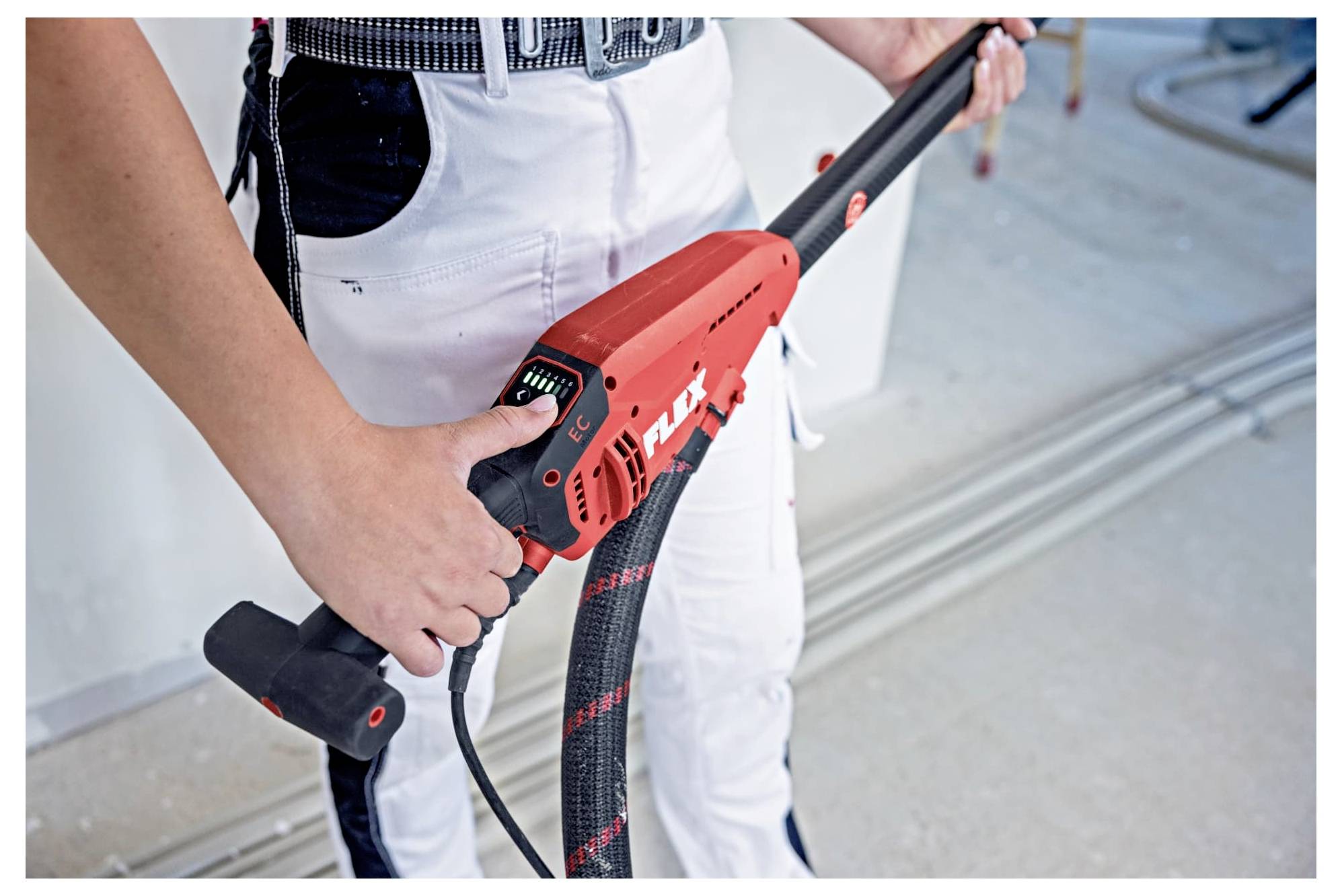 Flex GE 6 X-EC 230/CEE 534652 Wand und Deckenschleifer 500W 225mm