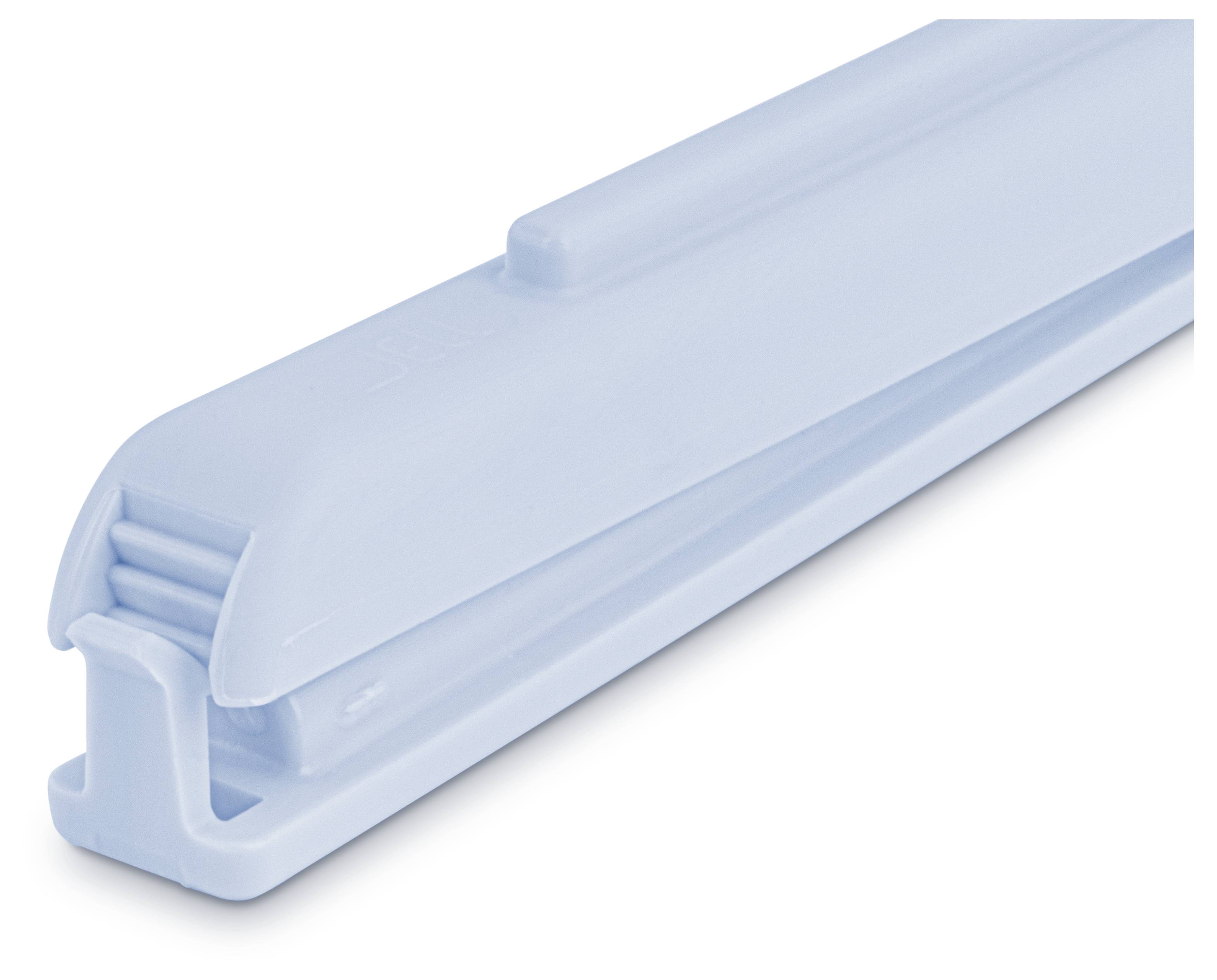 Produktbild eines schwarzen COB-Schienenstrahlers auf einer Schienenmontage, mit beschrifteten Abmessungen von 162 mm Breite, 162 mm Höhe, 98 mm Tiefe und 100 mm Durchmesser.