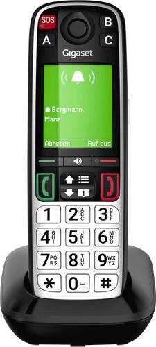 Gigaset EASY 500 Schnurloses Seniorentelefon Farbdisplay Schwarz