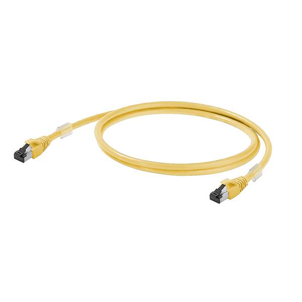 Weidmüller 1251580120 RJ45 Patchkabel S/FTP 12m Gelb mit Knickschutztülle, Flammwidrig 1St.