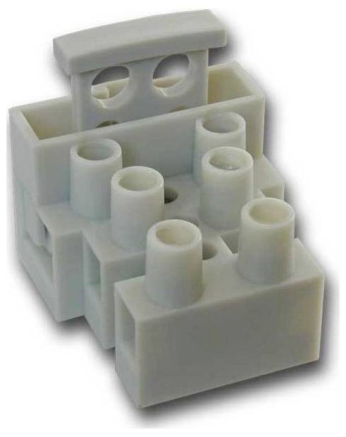 Euroclamp MPF03-10-E Lüsterklemme flexibel: - starr: -2.5mm² Polzahl: 3 Grau