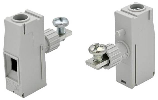 Euroclamp MPT1612 MPT1612-GY Durchgangsklemme flexibel: - starr: -16mm² Polzahl: 1 Grau