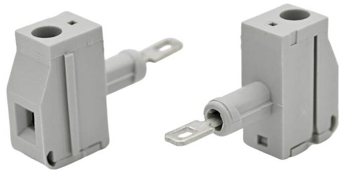 Euroclamp MPT275 MPT275-GY Durchgangsklemme flexibel: - starr: -2.5mm² Polzahl: 1 Grau