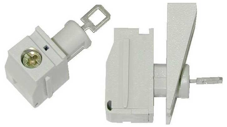 Euroclamp MPT410 MPT410-GY Durchgangsklemme flexibel: - starr: -4mm² Polzahl: 1 Grau