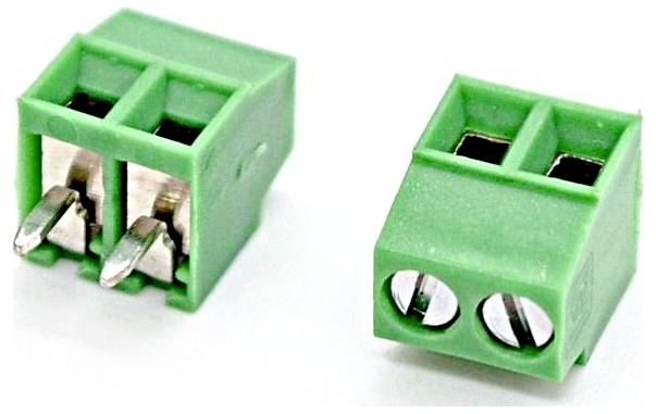 Euroclamp MV132-3,5-V-L Printklemme Polzahl 2 Grün