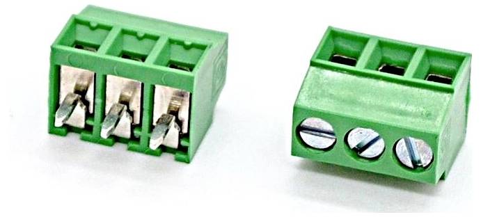 Euroclamp MV132-3,81-V-L Printklemme Polzahl 2 Grün