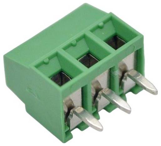 Euroclamp MV133-3,5-V-L Printklemme Polzahl 3 Grün