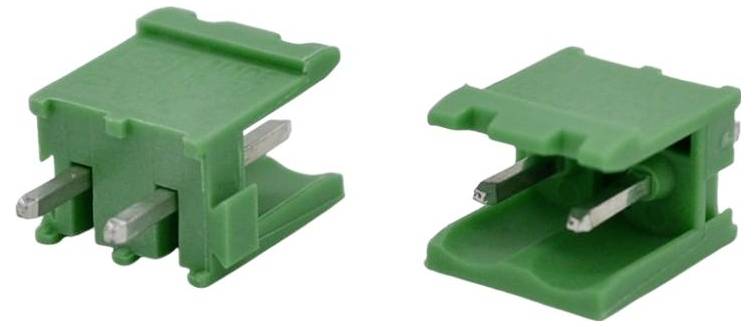 Euroclamp PV02-5,08-V-M Printklemme Polzahl 2 Grün