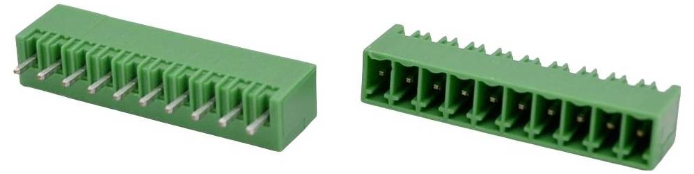 Euroclamp PV10-3,5-V-P Printklemme Polzahl 10 Grün