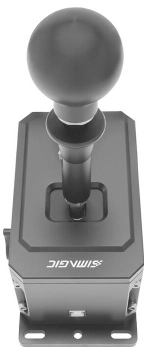 Ein grauer Montagersensor oder eine Kameraeinheit mit kugelförmiger Oberseite, aufrecht auf einer rechteckigen Basis mit Schraubenlöchern und einem vorderen Stecker.