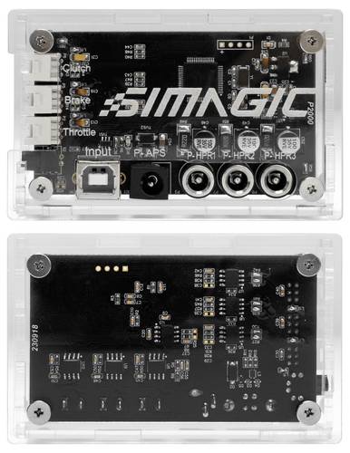 SIMAGIC S436 Haptik-Feedback-Kontrollbox USB-B PC Schwarz, Transparent
