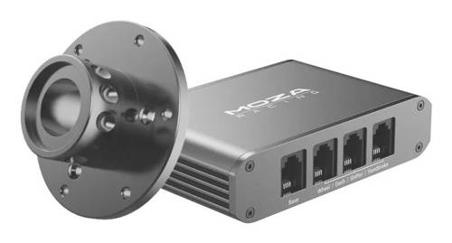 MOZA Universal HUB und Third-Party Wheel Base Mount Adapter und Hub USB PC Schwarz