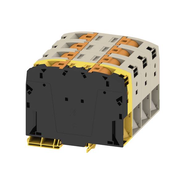 Weidmüller 2728730000 Durchgangsreihenklemme Steck-Klemm Beige 1St.