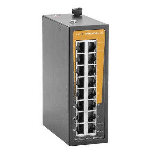 Weidmüller 2828580000 IE-SW-ELB-16-16TX Netzwerk Switch 10 / 100 MBit/s