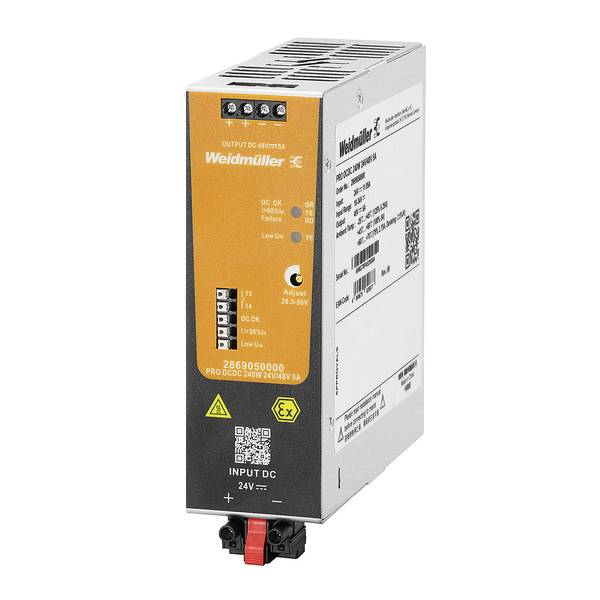 Weidmüller 2869050000 DC/DC-Wandler 48V 6A 240W Inhalt 1St.