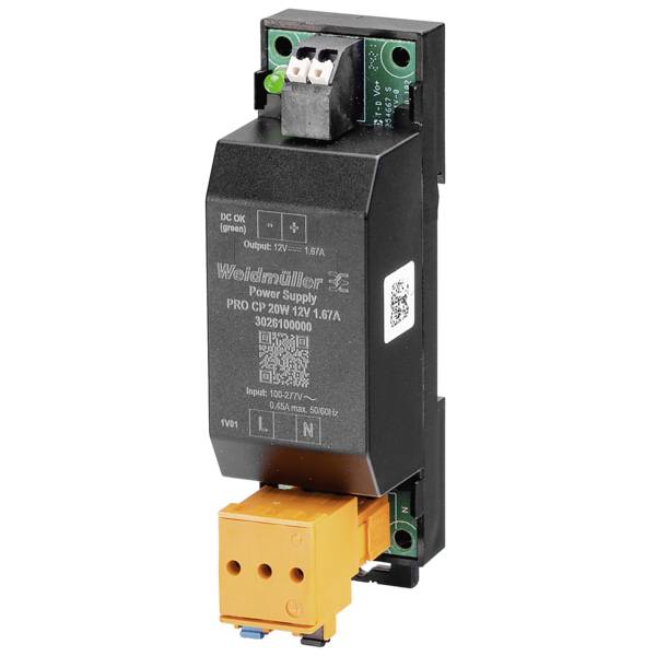 Weidmüller 3026100000 Stromversorgung 12V 1667mA 20W Inhalt 1St.