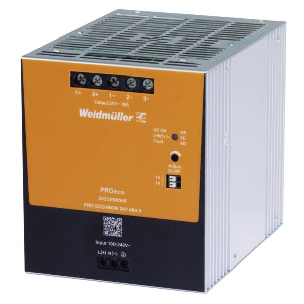 Weidmüller 3025600000 Stromversorgung 24V 40A 960W Inhalt 1St.