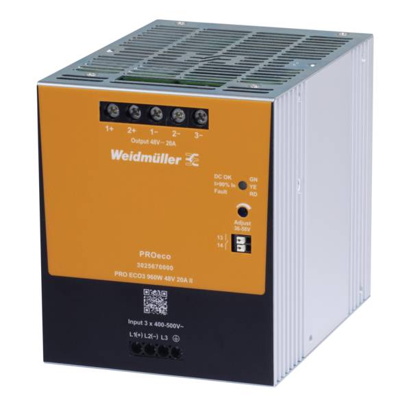 Weidmüller 3025670000 Stromversorgung 48V 20A 960W Inhalt 1St.