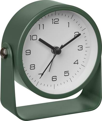 TFA Dostmann 60.1042.04 Quarz Wecker Grün Alarmzeiten 1 Leisegang-Uhrwerk