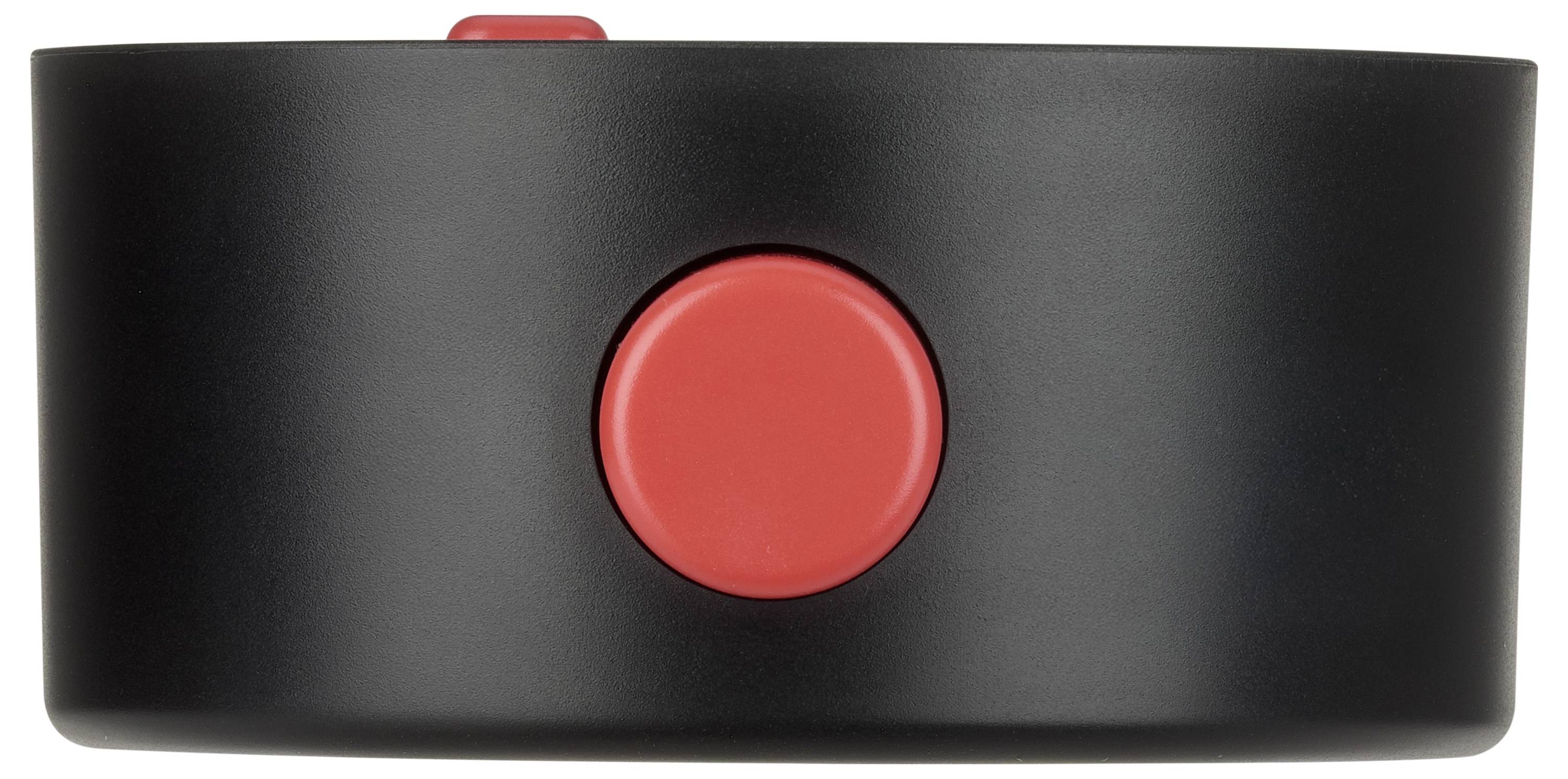 TFA Dostmann 60.2569.01 Funk Wecker Schwarz, Rot Alarmzeiten 1 1 Timerzeit, Großes Display