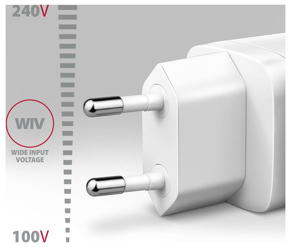AXAGON USB Ladegerät 20W USB-C® Buchse (Power Delivery) QC 3.0, QC 4+, Quick Charge 4.0, Quick Charge 3.0, Smart IC, Adaptive
