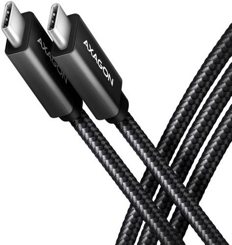 AXAGON USB-C® Kabel USB 3.2 Gen2x2 USB-C® Stecker 0.5 m Schwarz BUCM32-CM05AB