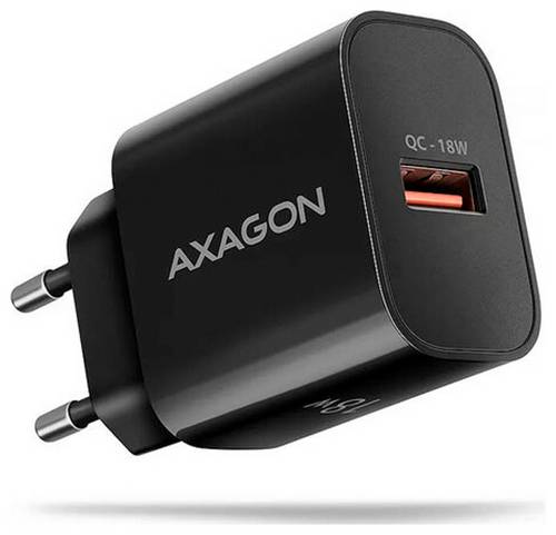 AXAGON USB Ladegerät 18 W 1x USB-A Quick Charge 2.0, Quick Charge 3.0, Fast Charge, Adaptive Fast C