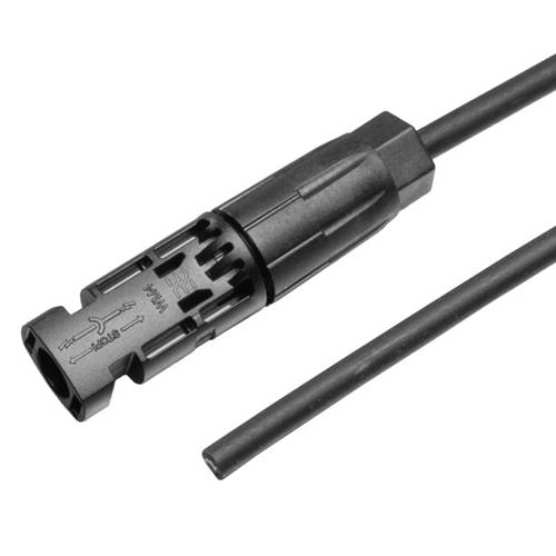 Weidmüller 3018430250 Solaranlagen Anschluss Anschlusskabel Schwarz 2.5 m