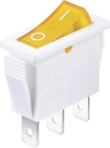 TRU COMPONENTS TC-14988660 Wippschalter 250 V 16 A 1 x Aus/Ein rastend