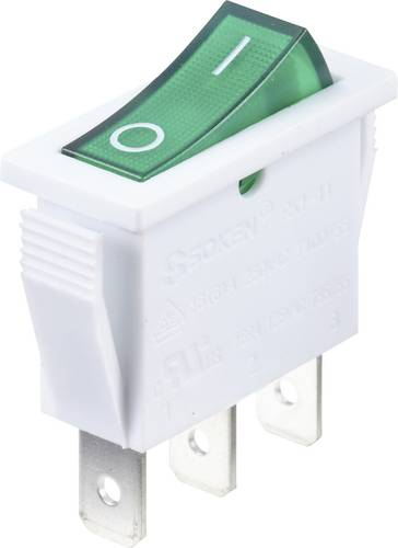 TRU COMPONENTS TC-14988664 Wippschalter 250 V 16 A 1 x Aus/Ein rastend