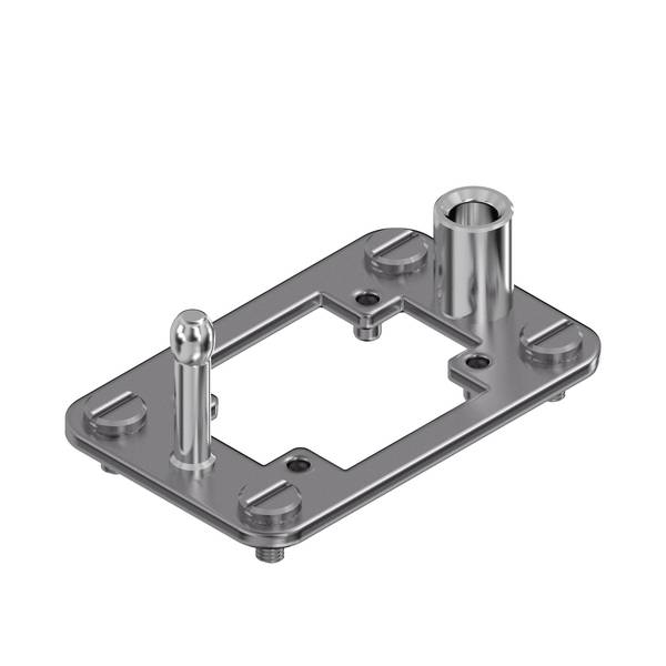 Zwei abgewinkelte M12-Sensor-Kabelstecker im Stil von M12, einer grau und einer schwarz, angebracht an orangefarbenen Kabeln auf weißem Hintergrund.