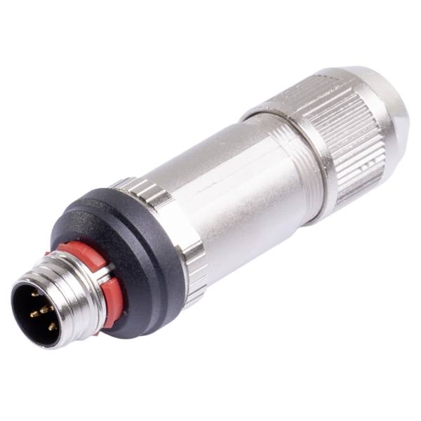 Weidmüller 3099320000 Rundsteckverbinder Stecker, gerade Gesamtpolzahl: 4 1St.