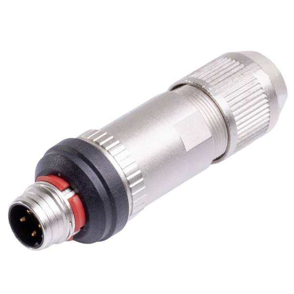 Weidmüller 3099400000 Rundsteckverbinder Stecker, gerade Gesamtpolzahl: 4 1St.