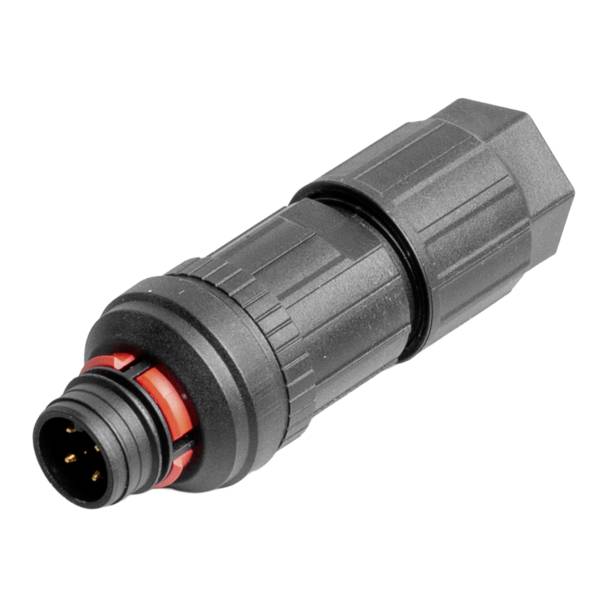 Weidmüller 3153290000 Rundsteckverbinder Stecker, gerade Gesamtpolzahl: 4 1St.