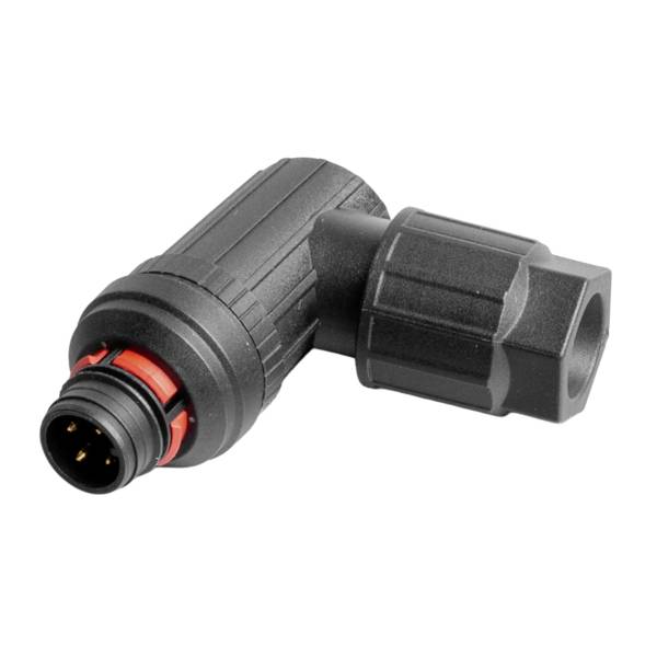 Weidmüller 3153300000 Rundsteckverbinder Stecker, gewinkelt Gesamtpolzahl: 4 1St.