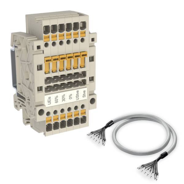 Weidmüller 8000177104 Trenn- und Messtrenn-Reihenklemme Steckanschluss Beige 1St.