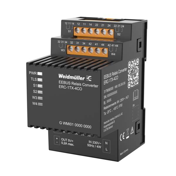 Weidmüller 3179090000 ERC-1TX-4CO Relaismodul Anzahl Relais-Ausgänge: 4