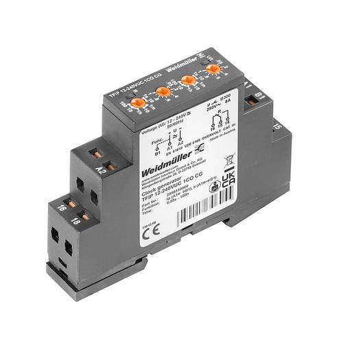 Weidmüller 2898310000 TFIP 12-240VUC 1CO CG Zeitrelais 1 St. Zeitbereich: 0.5 - 360000 s 1 Wechsler