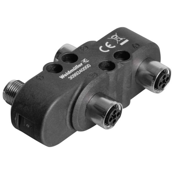 Weidmüller 3099240000 Sensor-/Aktor-Adapter M12 Polzahl Sensoren: 4 1St.