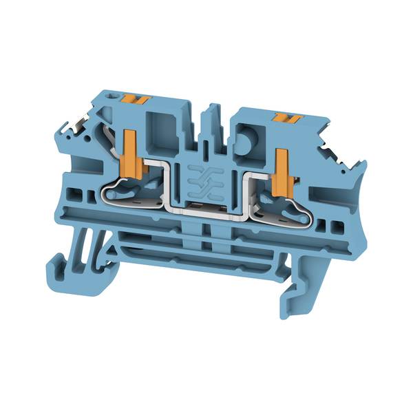 Weidmüller 3010210000 Durchgangsreihenklemme Steck-Klemm Blau 100St.