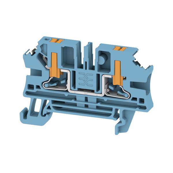 Weidmüller 3010220000 Durchgangsreihenklemme Steck-Klemm Blau 50St.
