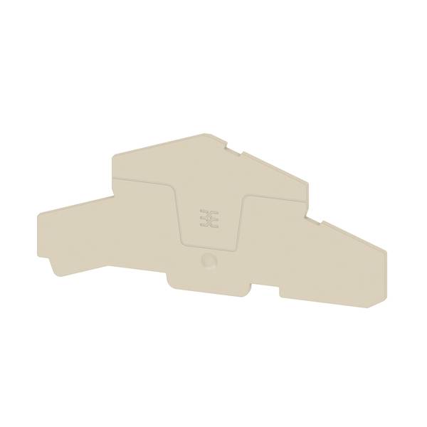 Weidmüller 3093260000 Abschlussplatte für Klemmen Beige 20St.