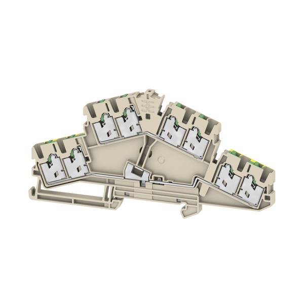 Weidmüller 3093150000 Mehrstockklemme Beige 50St.